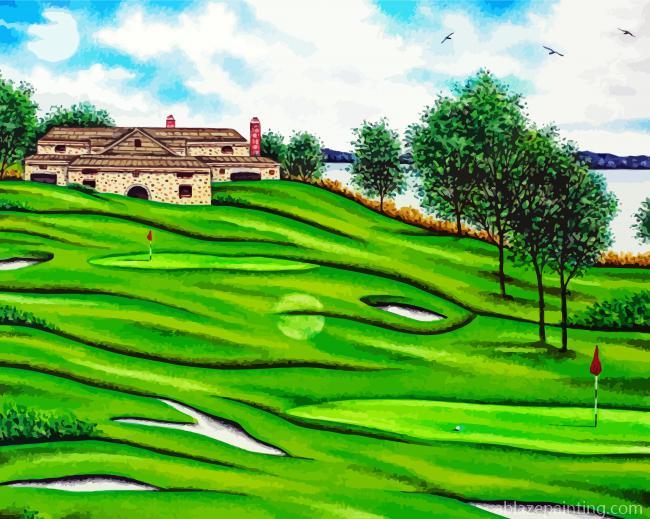 Golf Scene Art Paint By Numbers.jpg