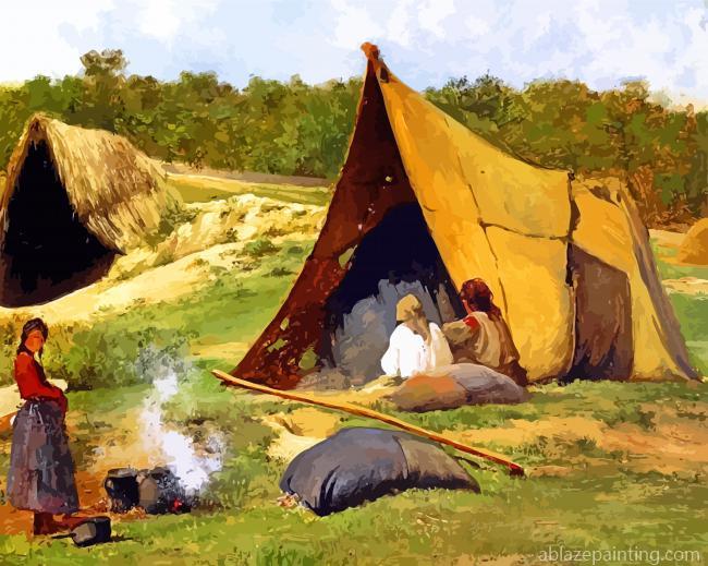 Albert Bierstadt Indian Camp Paint By Numbers.jpg