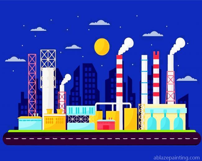 Industrial Factory Illustration Paint By Numbers.jpg