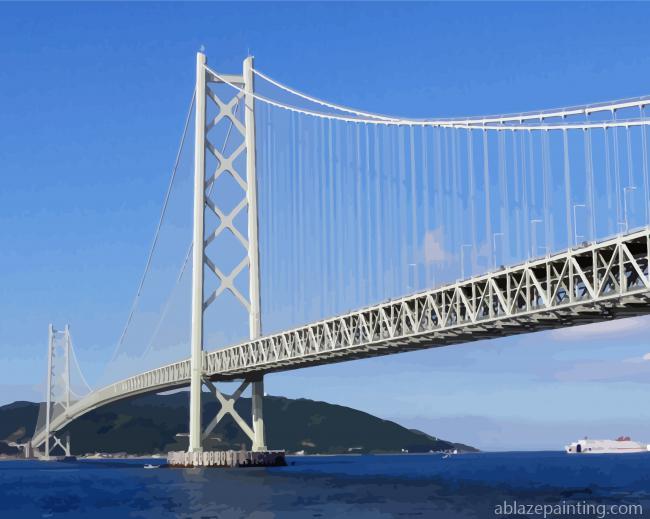 Pont Akashi Japan Bridge Paint By Numbers.jpg