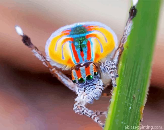Colorful Spider Insect Paint By Numbers.jpg