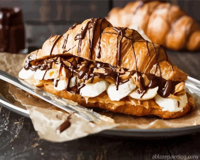 Chocolate Croissant Paint By Numbers.jpg