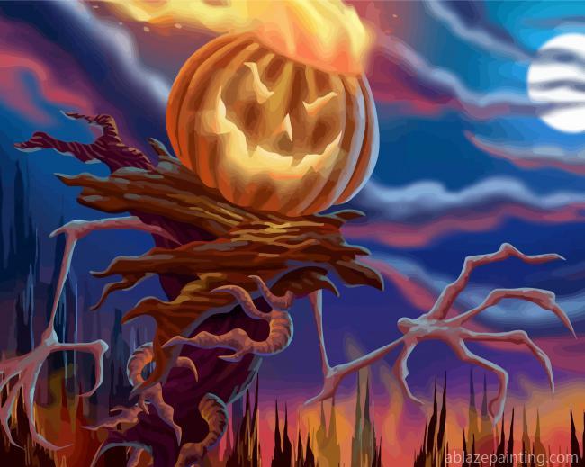 Creepy Halloween Scarecrow Paint By Numbers.jpg