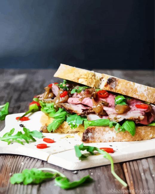 Aesthetic Tasty Sandwich Paint By Numbers.jpg