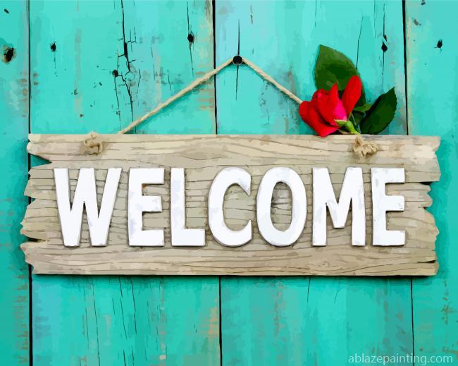 Welcome Quote Decoration Paint By Numbers.jpg