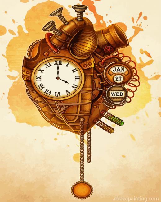 Steampunk Mechanical Heart Paint By Numbers.jpg