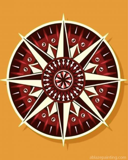 Directions Compass Art Paint By Numbers.jpg