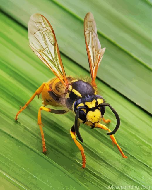 Wasp Insect Paint By Numbers.jpg