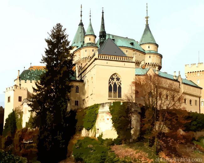 Castle Of Spirits Bojnice Castle Paint By Numbers.jpg