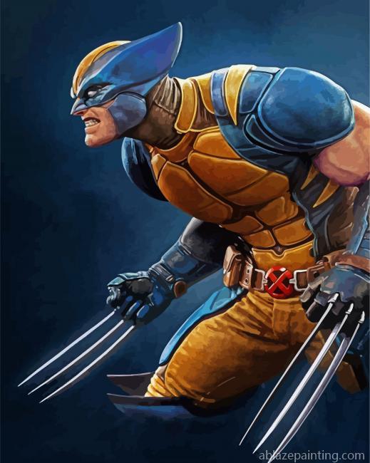 Wolverine Illustration Art Paint By Numbers.jpg
