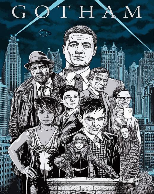 Gotham Series Poster Paint By Numbers.jpg