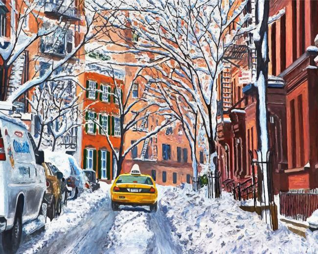 Snow New York City Paint By Numbers.jpg