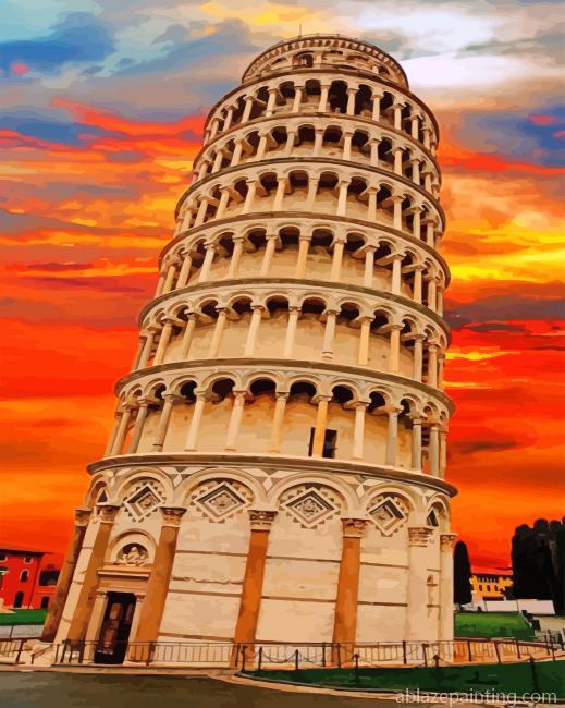 Leaning Tower Of Pisa Italy Paint By Numbers.jpg