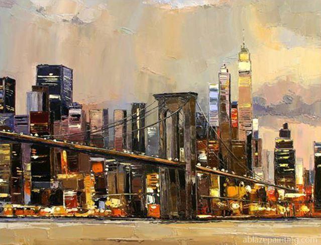 Brooklyn Bridge At Night Paint By Numbers.jpg