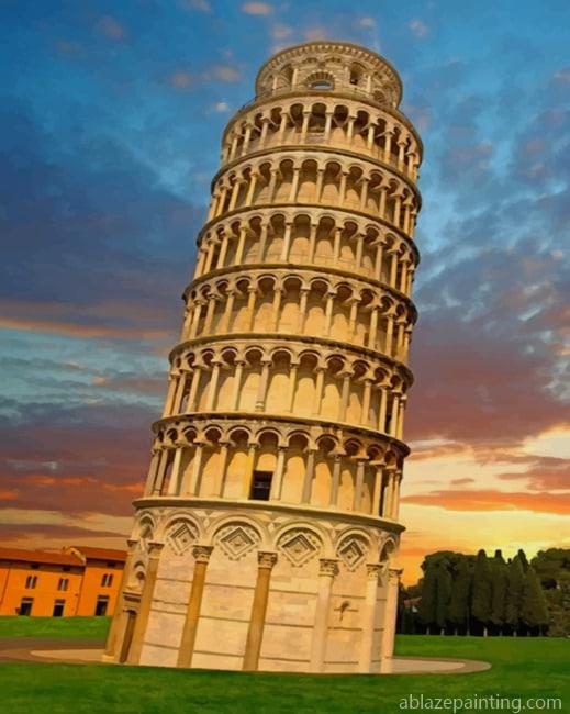 Leaning Tower Of Pisa Italy New Paint By Numbers.jpg