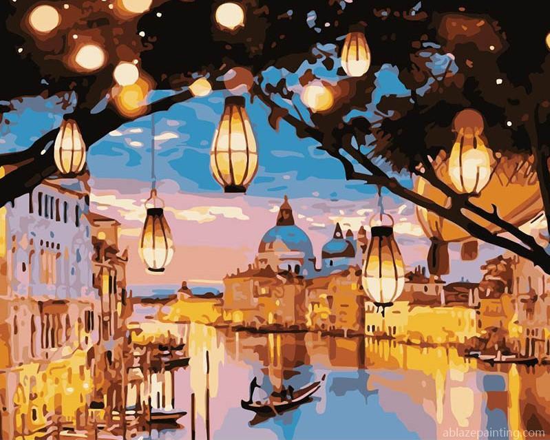 Romantic Night Venice Paint By Numbers.jpg