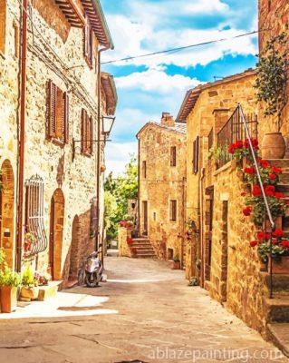 Tuscany Village Italy Paint By Numbers.jpg