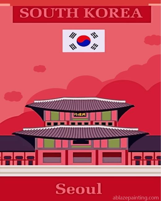 South Korea Seoul Poster Paint By Numbers.jpg