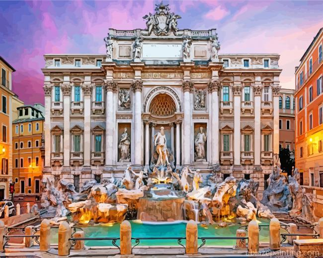 Trevi Fountain Italy Paint By Numbers.jpg