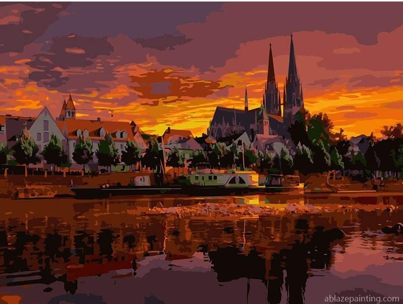 Regensburg Sunset Paint By Numbers.jpg