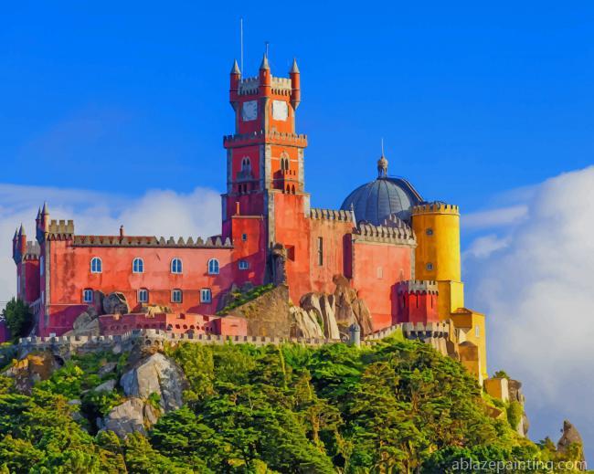 Pena National Palace Portugal New Paint By Numbers.jpg