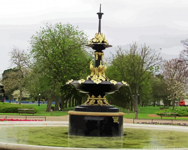 Middlesbrough Albert Park Fountain Paint By Numbers.jpg