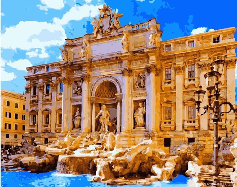Roman Trevi Fountain Rome Paint By Numbers.jpg