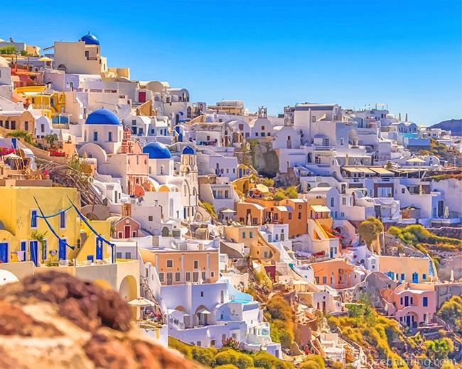 Santorini Thera Greece New Paint By Numbers.jpg