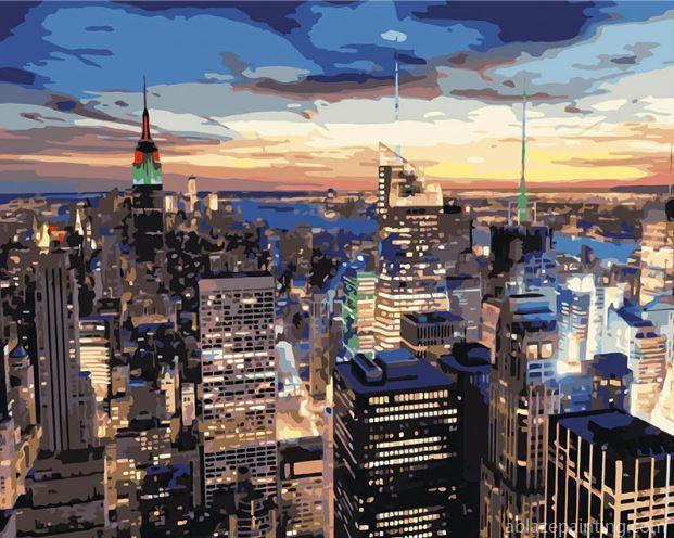 New York Night View Paint By Numbers.jpg