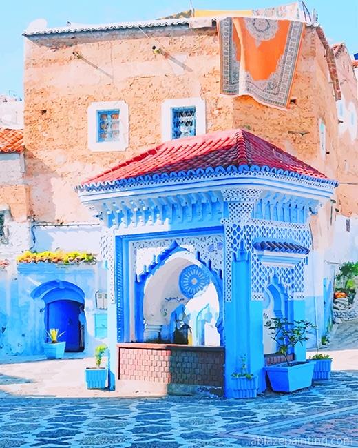 The Blue City Morocco New Paint By Numbers.jpg