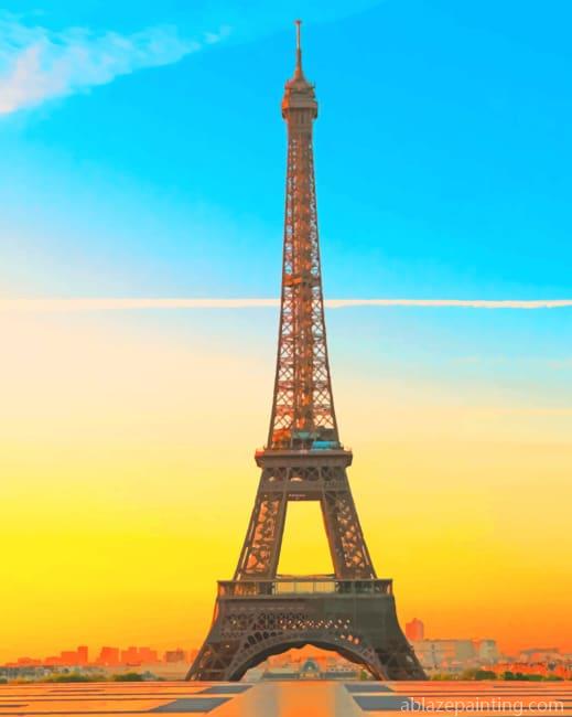 Sundown Eiffel Tower New Paint By Numbers.jpg