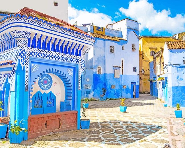 Chefchaouan Morocco New Paint By Numbers.jpg