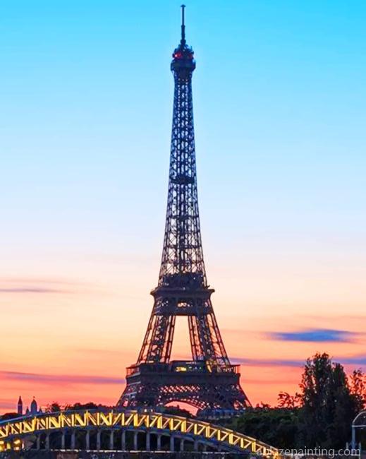 Eiffel Tower Sunset New Paint By Numbers.jpg