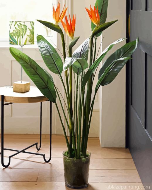 Bird Of Paradise In Pot Paint By Numbers.jpg