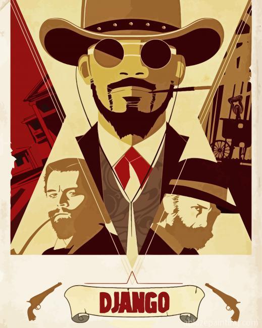 Movie Poster Django Unchained Paint By Numbers.jpg
