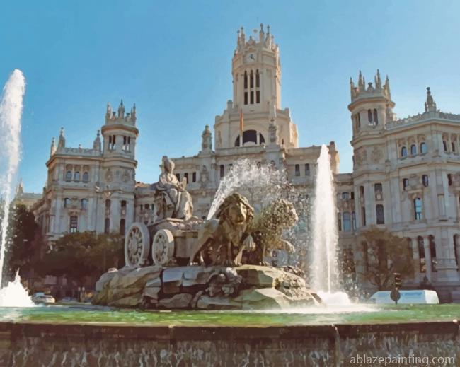 Cybele Fountain Madrid Paint By Numbers.jpg