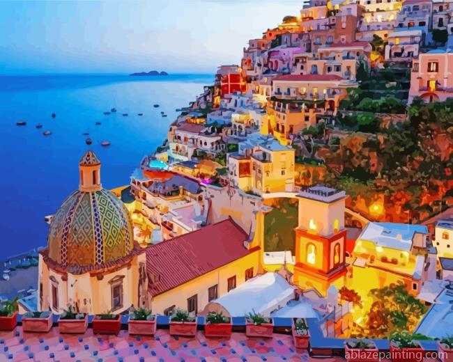 Amalfi Coast Italy Paint By Numbers.jpg