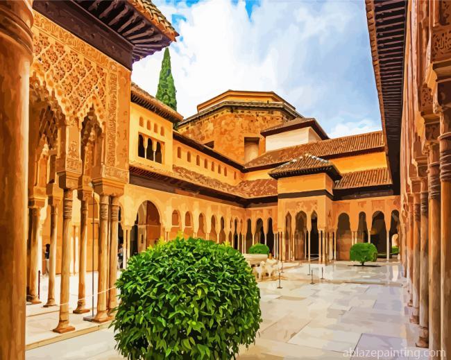 Granada Alhambra Palace Paint By Numbers.jpg