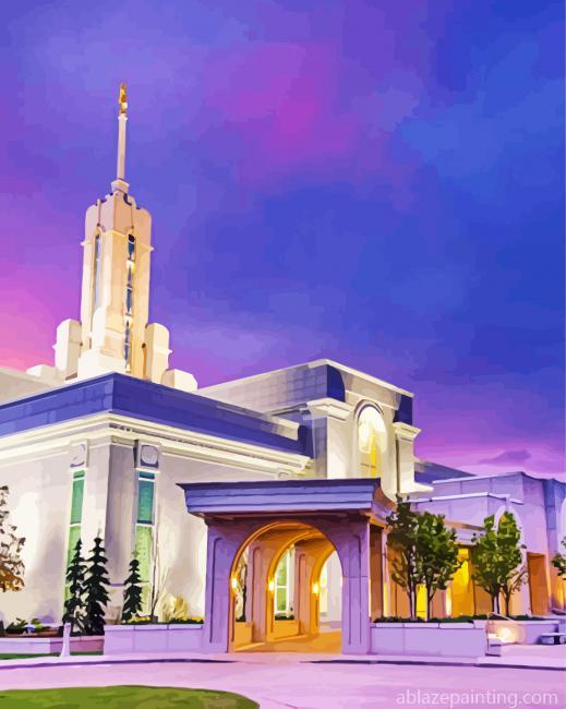 Aesthetic Mount Timpanogos Temple Utah Paint By Numbers.jpg