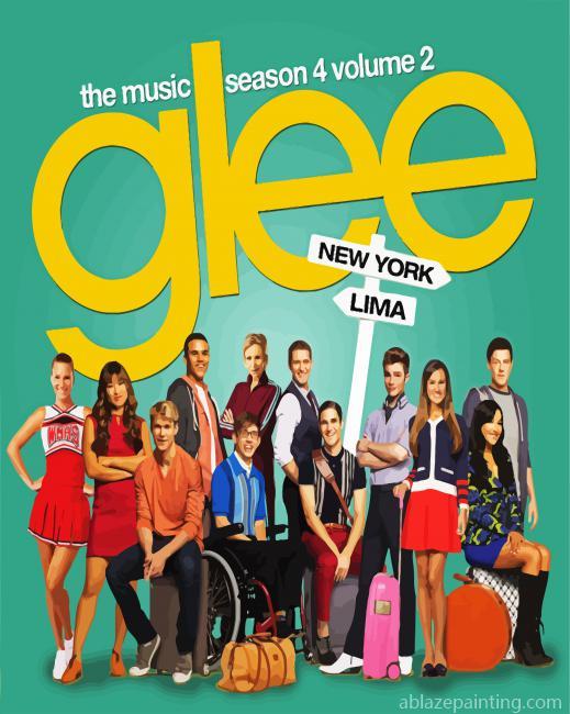 The Glee Poster Paint By Numbers.jpg