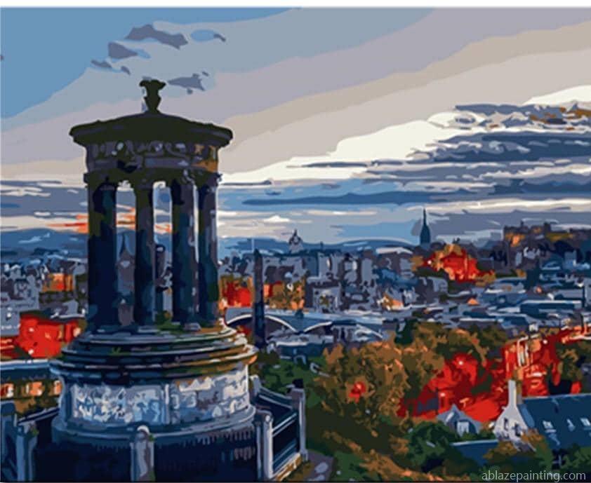 Calton Hill Edinburgh Cities Paint By Numbers.jpg