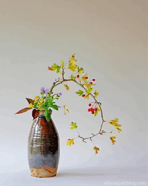 Ikebana Plant In Vase Paint By Numbers.jpg