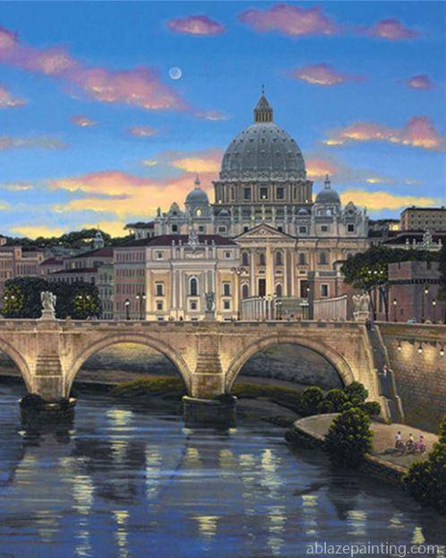 Rome From The West Side Cities Paint By Numbers.jpg