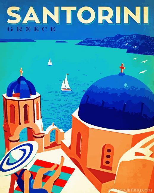 Santorini Greece Poster Paint By Numbers.jpg