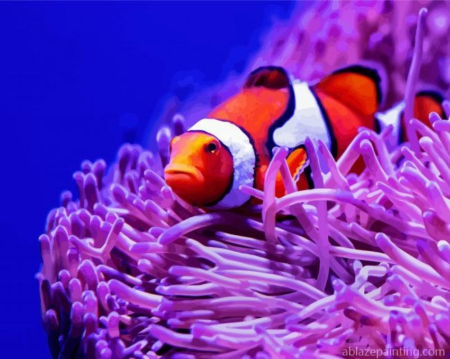 Clownfish Between Anemones Paint By Numbers.jpg