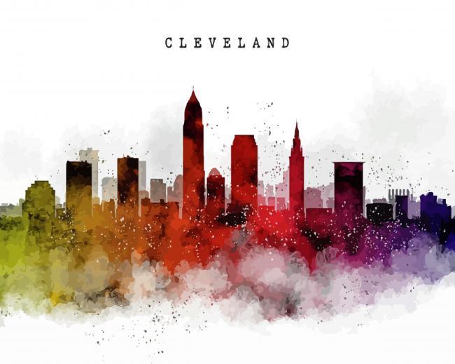 Splatter Cleveland Silhouette Paint By Numbers.jpg
