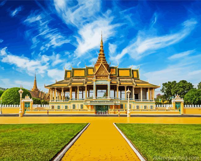 Royal Palace In Cambodia Paint By Numbers.jpg