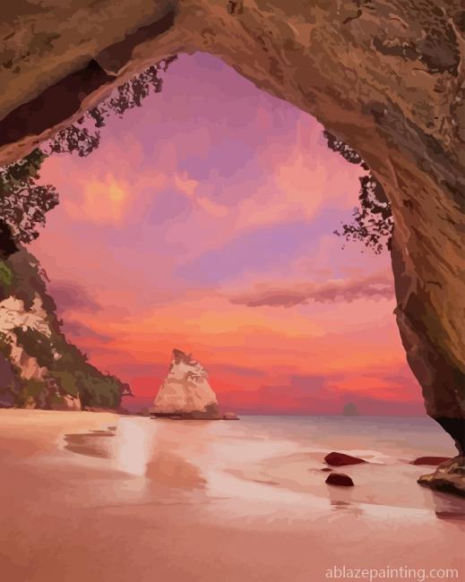 Cathedral Cove New Zealand New Paint By Numbers.jpg