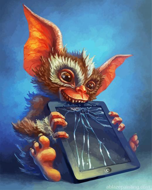 Gizmo With Broken Tablet Paint By Numbers.jpg