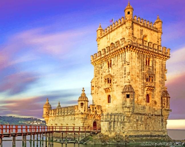 Belem Lisbon Portugal Towers Paint By Numbers.jpg